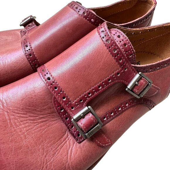 John Fluevog Mens Northampton Wotton Hand Painted Monkstrap Shoes Size 8.5 main image 13
